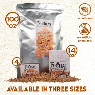 Red Wine Barrel Oak - Foghat Culinary Smoking Fuel