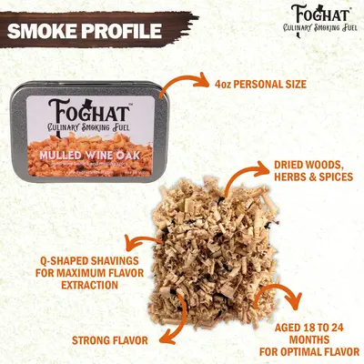 Mulled Wine Oak - Foghat Culinary Smoking Fuel