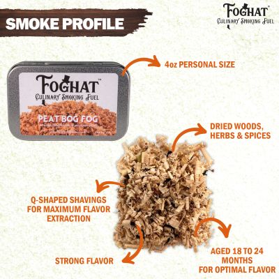 Peat Bog Fog - Foghat Culinary Smoking Fuel