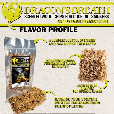 Dragons Breath Lemon Bliss Scented Wood Shavings (8oz)