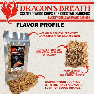 Dragons Breath Blood Orange Scented Wood Shavings (8oz)