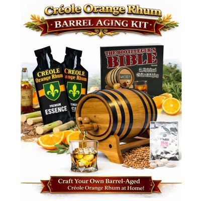 Créole Orange Rhum flavor profile showing citrus zest sweet orange vanilla spice and smooth tropical finish