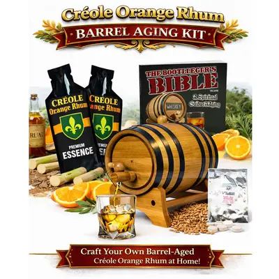 Créole Orange Rhum flavor profile showing citrus zest sweet orange vanilla spice and smooth tropical finish