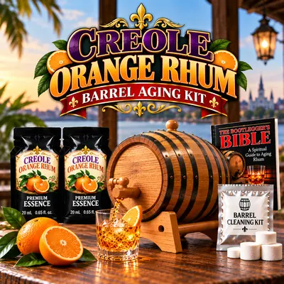 Créole Orange Rhum flavor profile showing citrus zest sweet orange vanilla spice and smooth tropical finish