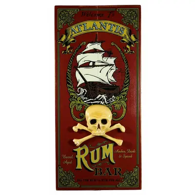 Rum Bar Plank Sign (7093)