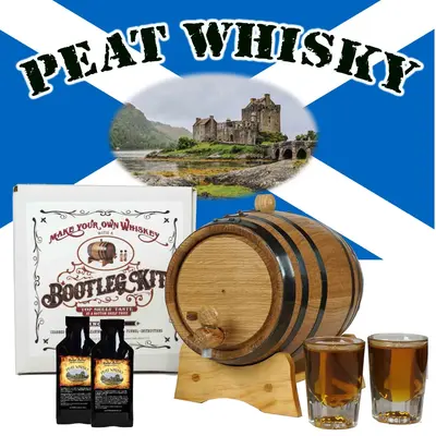 Peat Whisky Making Kit, Bootleg  Kit, Scotch whisky