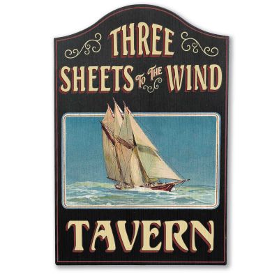 Three Sheets Vintage Pub Sign