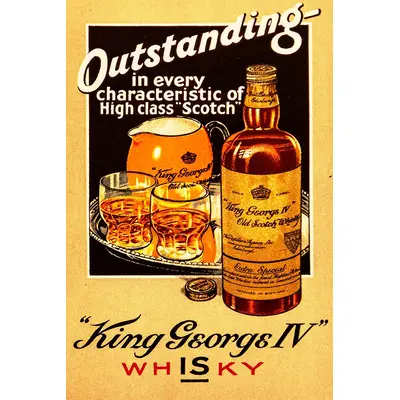 King George IV Whiskey Ad