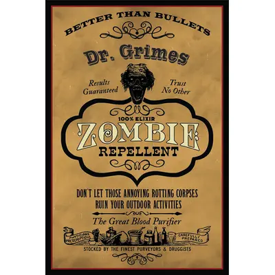 Zombie personalized wood