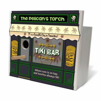 Tiki Bar Birdhouse (Q515)