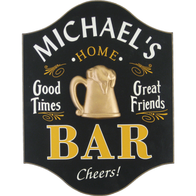 'Bar' Personalized Sign