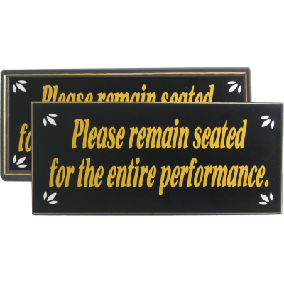 PLEASE REMAIN SEATED... (DSB2084)