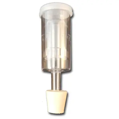 3 Piece Airlock and Rubber Bung System