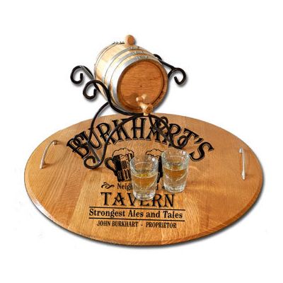 'Tavern' Personalized Serving Tray (B102)
