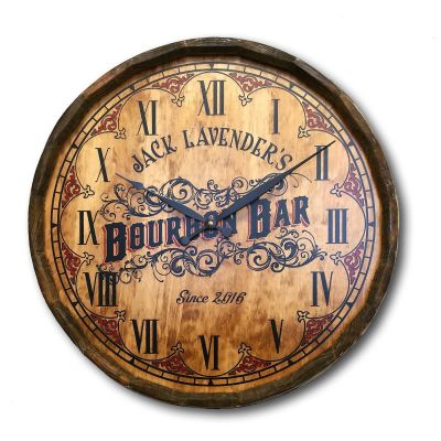 'Bourbon Bar' Quarter Barrel Clock (QBC3)