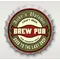 Personalized Brew Pub Bottle Cap Sign