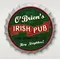 Personalized Irish Pub Bottle Cap Sign