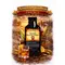 Kentucky Bourbon Essence premium flavor concentrate packet with bourbon glass and corn background.