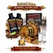 Spiced Rum barrel aging kit featuring oak aging barrel, premium essence packets, rum glass, spices, and complete home aging system.
