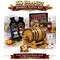 XO Brandy barrel aging kit featuring American oak aging barrel, premium XO brandy essence packets, brandy glass, and complete home aging system.