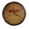Personalized "Wine Label" Quarter Barrel Clock (B361)