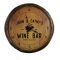 Personalized "Wine Grapes" Quarter Barrel Clock (B829)