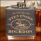 'Derby Bourbon' Personalized Leather Flask (B454)