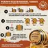 Step by step instructions for curing and aging whiskey in a small charred oak barrel at home