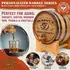 Small American white oak barrel for aging Irish whiskey, bourbon, rum and tequila at home