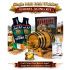 Dublin Single Malt Irish Whiskey making kit featuring oak barrel aging system, premium essence pouches, Bootlegger’s Bible guide, and home whiskey gift set