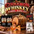 Cinnamon whiskey barrel aging kit with real oak barrel, two premium cinnamon whiskey essence packets, Bootlegger’s Bible aging guide, barrel cleaning kit, whiskey glass, cinnamon sticks and spices for aging whiskey at home.
