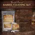 Swish Barrel Cleaning Kit key features showing complete oak barrel cleaning system that removes residue and off flavors and extends barrel life for small aging barrels