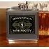 'Sour Mash Whiskey' Personalized Leather Flask B811